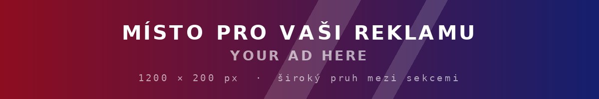 Ukázkový banner — 1200 × 200 px  ·  široký pruh mezi sekcemi